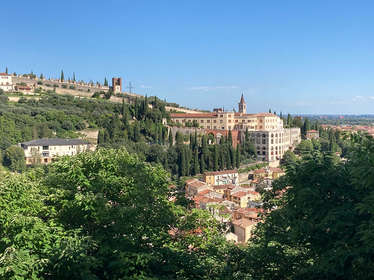Le Torricelle quartiere sulle colline di Verona